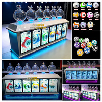 Machine de loterie à cylindres Multy avec 5 sphères charmbers pour le jeu Pick 5 et RFID
