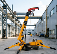 Grue araignée à entraînement hydraulique avec rayon d'action de 18 m et rotation à 360° pour la construction en intérieur