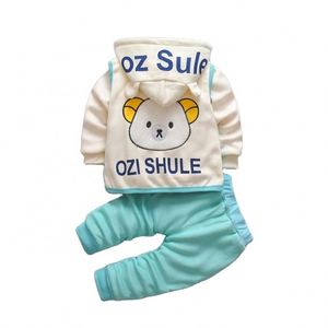 Winter Thick Warm Casual Print Girls' Clothing Sets Plush Cotton <b>Toddler</b> & Baby Girls' Kids Clothes - Product Image 6