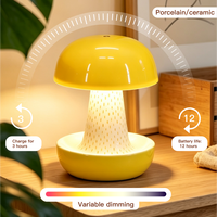 Lampe de chevet moderne en céramique, électrique, écologique, à lumière chaude, pour la décoration de la maison