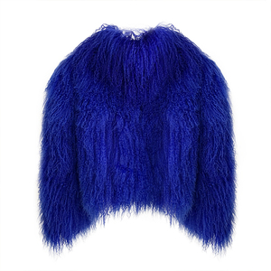 Yr027 chất lượng hàng đầu Ladies bất Mông Cổ Áo Lông Thú chấp nhận tùy chỉnh làm cho Tây Tạng Lamb Jacket rất nhiều màu sắc - Product Image 5