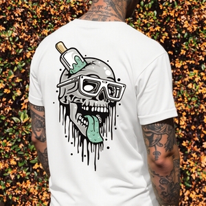 可定制印花短袖o领100% 纯棉标志印花190克针织面料快干透气男式t恤 - Product Image 1