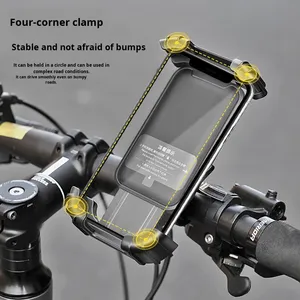 Supporto per <span class=keywords><strong>Telefono</strong></span> da Moto, Navigazione, Scooter Elettrico, Bici, <span class=keywords><strong>Auto</strong></span>, Supporto Antiurto per Manubrio, <span class=keywords><strong>Porta</strong></span> Cellulare per Viaggi - Product Image 2