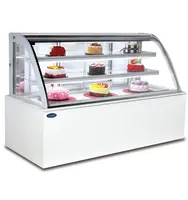 מעוקל cupcake ארון עם להתאמה אישית דפוסים וצבעים בשימוש עוגת חנויות כדי תצוגת עוגות וקינוחים