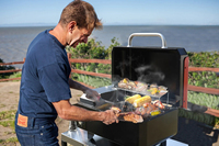 Portable 8 en 1 contrôle numérique table bois granulés barbecue gril électrique Barbecue plaque chauffante pour fumée cuire rôti RV Camping