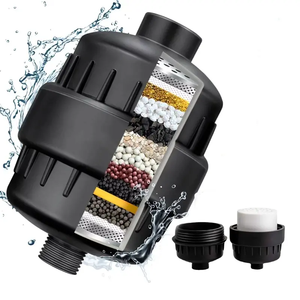 15단계 샤워 헤드 정수 필터 - 강력한 비타민 C 고출력 경수 제거 활력 샤워 필터 - Product Image 3