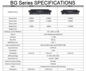 Amplificateur métallique de classe D 1U pour rack BG2.6 pour les distributeurs et les locations d'équipements sonores, 2 canaux, 600 W, 8 ohms - Product Image 2