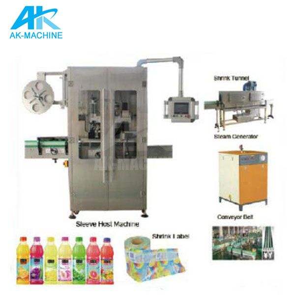 Fully Automatic Sleeve Labeling Machine High Speed Bottle Labeler for ...
