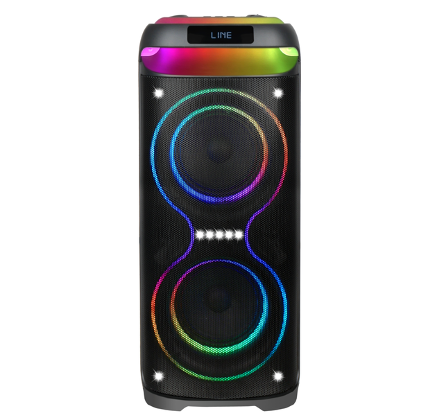 Loudest 40W Blue Tooth Party Speakers with Mic Dual 6.5 Inch Subwoofer Speaker Portable Karaoke Portable Speaker for Outdoor