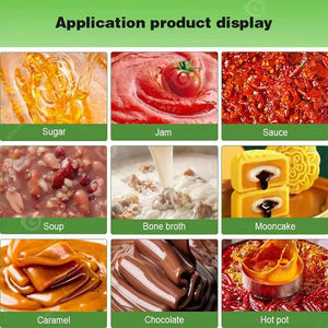 Casserole industrielle 50 1000 litres <span class=keywords><strong>pour</strong></span> <span class=keywords><strong>sirop</strong></span> de sucre marmite à vapeur avec gainage de vapeur marmite <span class=keywords><strong>pour</strong></span> bonbons avec mélangeur - Product Image 3