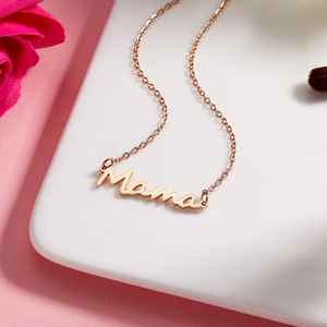 KISSWIFE-Collier en acier inoxydable pour <span class=keywords><strong>maman</strong></span>, cadeau pour <span class=keywords><strong>maman</strong></span>, bijoux - Product Image 2