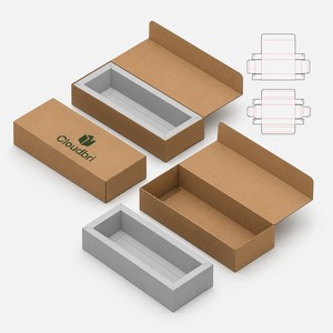 Cajas de Papel Kraft Económicas para Envíos de Regalos con Logotipo Personalizado - Product Image 3