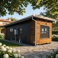 Maison conteneur modulaire pliable la plus vendue avec salle de bain, chambre et salon, design victorien, 20FT/40FT pour le camping