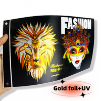 Autocollants en feuilles mobiles de couleur personnalisée avec impression de feuille d'or Autocollants UV en vinyle étiquettes d'emballage or et argent