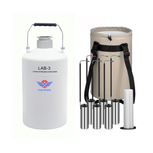 Almacenamiento de nitrógeno duradero Dewar Lab-6 6L Tanque de campo de nitrógeno líquido para la venta - Product Image 1