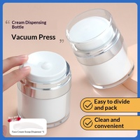 Flacon Pompe Vide de Voyage Haut de Gamme pour Crème Visage, Cosmétiques, Soins de la Peau, Fond de Teint et Lotion – Portable et Rechargeable
