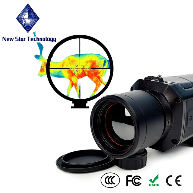 Hti C19 640*512 35mm Hunting Accessories Night Vision Scope Thermal Imaging Camera CMOS Senso 8x Optical Zoom