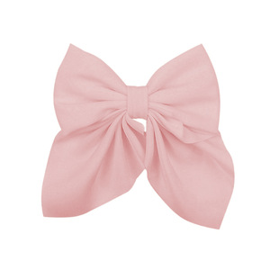 Pince à cheveux en tissu avec nœud élégant, couleur unie, pince bec de canard latérale pour femme, accessoires capillaires - Product Image 5