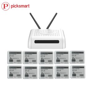 Система ассортиментации складских запасов PICKSMART Eink PTL V14 с 4,2-дюймовым дисплеем, Wi-Fi, электронными ценниками, демонстрационный комплект, белый корпус, питание от сети/аккумулятора - Product Image 1