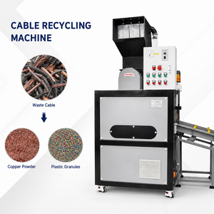 Línea de Producción de Granuladora de Cobre 400kg/h, Máquina de Reciclaje de Cables de Desecho, Certificación PLC CE, Precio de Fábrica OEM - Product Image 1