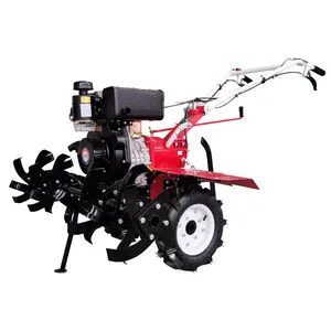 New Technology sample Free Agriculture High Efficient Mini Rotary Diesel Power Cultivator Tiller Power Tiller Price For Sale