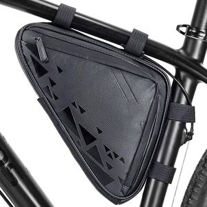 Échantillon gratuit : Sacoche triangulaire pour cadre de vélo, sacoche de rangement pour vélo, pochette avant pour tube supérieur, sacoche de selle - Product Image 2