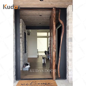 Стеклянные деревянные алюминиевые входные двери - Product Image 3