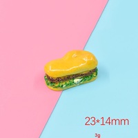 Alimenti in miniatura giocattoli per Hamburger americani misti finti per la casa delle bambole cucina gioca in resina Mini casa delle bambole artigianato accessori