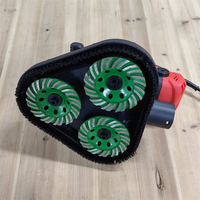 Ponceuse à sol haute performance [Machine à poncer] pour béton et sols époxy, 220V, usage industriel