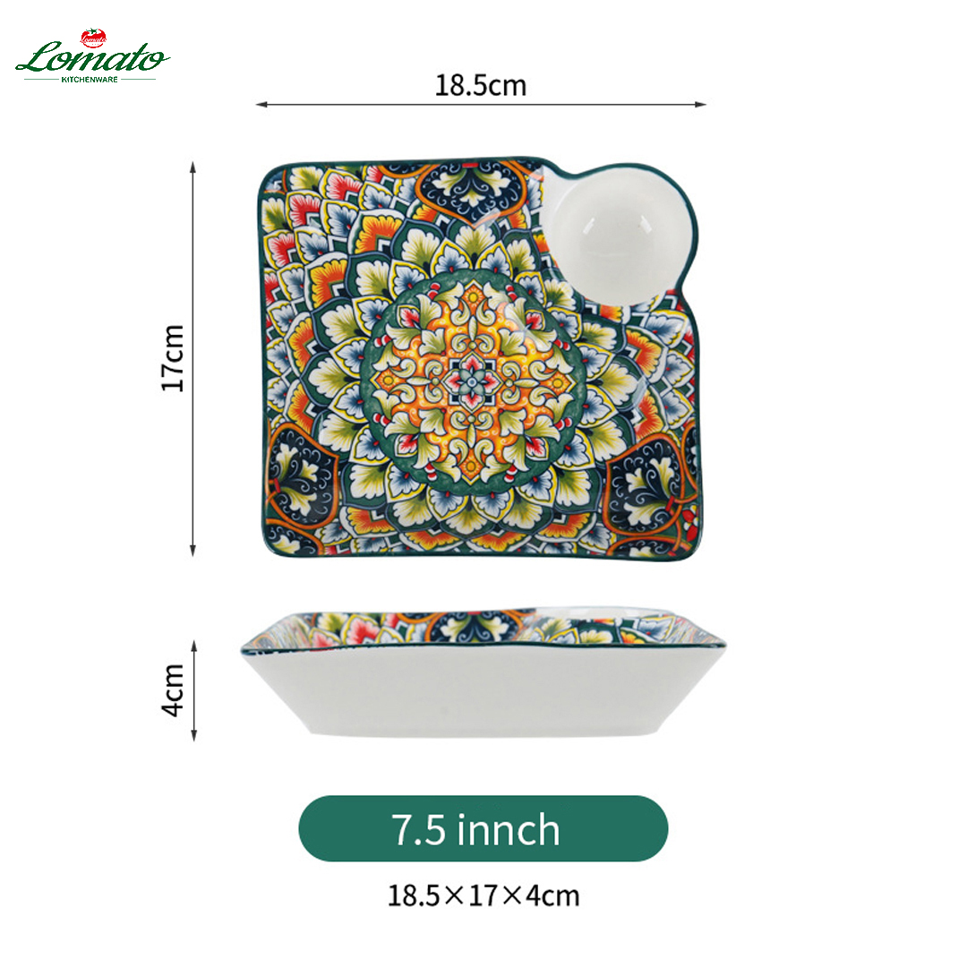7.5-inch dumpling plate