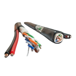 <span class=keywords><strong>Cable</strong></span> <span class=keywords><strong>de</strong></span> Red <span class=keywords><strong>UTP</strong></span> Cat5e con <span class=keywords><strong>Cable</strong></span> <span class=keywords><strong>de</strong></span> Alimentación <span class=keywords><strong>de</strong></span> 2C, <span class=keywords><strong>Cable</strong></span> Ethernet <span class=keywords><strong>Trenzado</strong></span> <span class=keywords><strong>Sin</strong></span> Blindaje <span class=keywords><strong>de</strong></span> 4 Pares para Comunicación, 305m Cat5 - Product Image 4