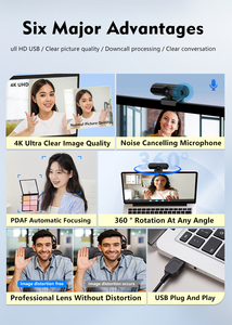 เว็บแคม MT827 Tiny 4K PDAF รองรับ Win-Hello ความละเอียด 4K Ultra HD ระบบโฟกัสอัตโนมัติแบบ PDAF พร้อมไมโครโฟนคู่ รองรับหลายความละเอียด - Product Image 3