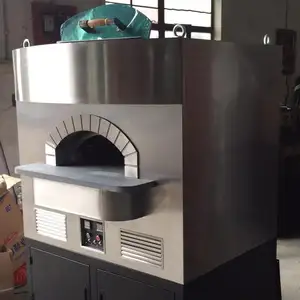 2020 lava pedra de rotação automática forno de pizza