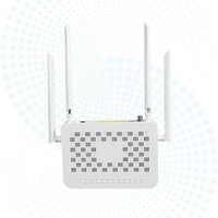 Streaming HD Dual-Band Wi-Fi6 AX3000 4GE+USB3.0+CATV+POTS Fiber Optik ONU untuk FTTH ONU ONT