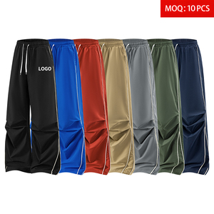 <span class=keywords><strong>Pantaloni</strong></span> Sportivi da <span class=keywords><strong>Uomo</strong></span> Personalizzati con Logo Privato, 140GSM in Poliestere Tinta Unita, Asciugatura Rapida, Vestibilità Comoda con <span class=keywords><strong>Elastico</strong></span> Centrale, Taglio Dritto - Product Image 1