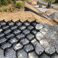 Grille cellulaire en HDPE haute résistance pour la stabilisation des sols des parkings extérieurs