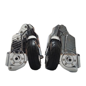 Ruedas Antivuelco de Seguridad Reforzadas de Acero Cromado para Motocicleta, Último Modelo, Confiables y Potentes - Product Image 1