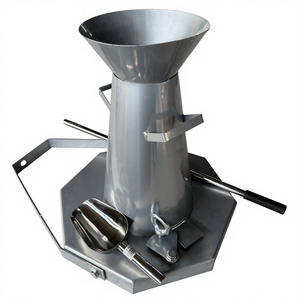 슬럼프 콘 세트 스프레이드 스틸 콘크리트 슬럼프 테스터 콘크리트 압축 시험기용 완전한 시험 장비 세트 - Product Image 1