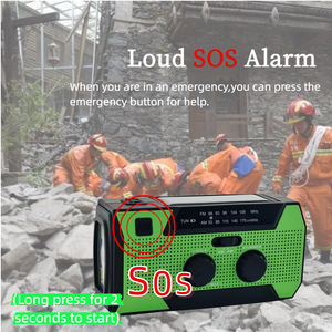 Radio AM FM per Previsioni Meteo con 3 Modalità di Ricarica per Regno Unito e Irlanda, Power Bank da 5000mAh in Polimeri di Litio per Emergenze - Product Image 4