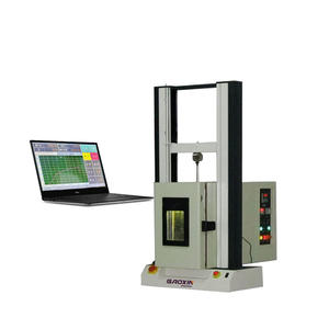 Machine d'essai de traction universelle à haute et basse température en acier inoxydable GAOXIN pour l'essai de fatigue du caoutchouc et du plastique ISO9001 - Product Image 1