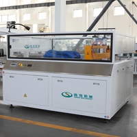 Ligne de production automatique de panneaux de porte en PVC/profilés WPC