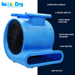 מתח גבוה 1.0hp טורבו עם מהירות מתכווננת 2000cfm רצפת ייבוש מכונת ברזל מתנפחים עבור 50/60hz יישומים - Product Image 2