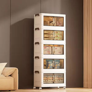 8095-4 מפעל מכירה ישירה 4 שכבה סלון תינוק פלסטיק אחסון תיבת המארגן - Product Image 6