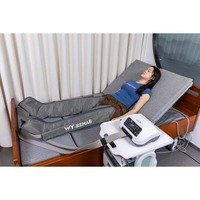 Système de récupération de jambe de masseur de compression d'air séquentiel à 6 chambres de qualité supérieure pour les voyages, le bureau et la maison, l'appareil de thérapie de qualité médicale