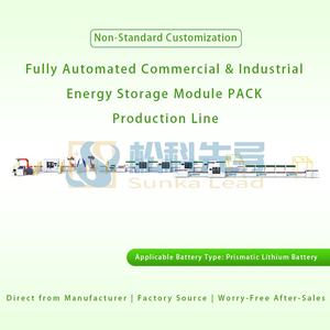 <b>Robot</b> Semi-Automatic Loading Prismatic Lithium Battery Modules PACK Line for Industrial <b>Commercial</b> Energy Storage 8-10PPM - Product Image 2