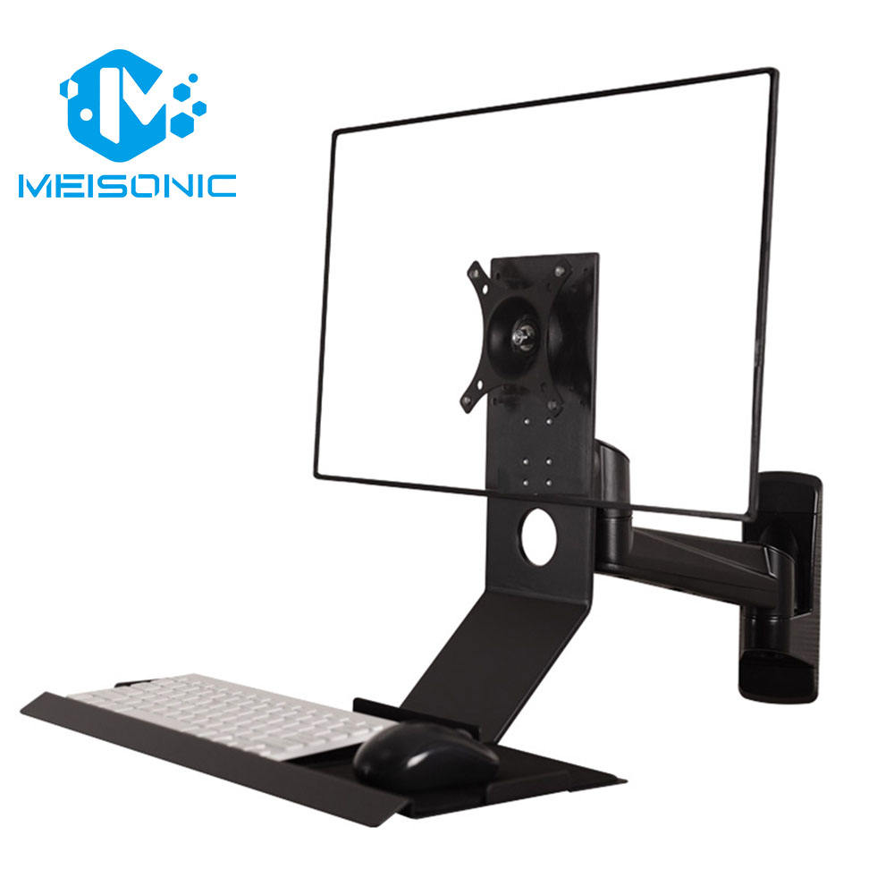 FE199KBL-2 Industrial Monitor Bracket | 360° Rotatable Arm for 15"-32" Screens | 10Kg Capacity | Customizable Design – orangles Kuwait
