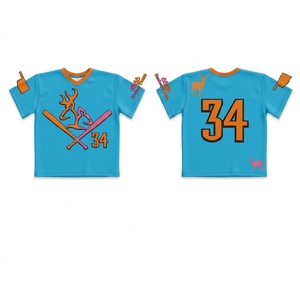 Desain Jersey Softball Custom Murah, Cetak Sublimasi, Seragam Klasik - Product Image 2