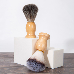 Rasage en bois blaireau pour hommes manche nettoyant nylon <span class=keywords><strong>soie</strong></span> poils de <span class=keywords><strong>sanglier</strong></span> soins pour hommes rasage nettoyage barbe <span class=keywords><strong>brosse</strong></span> de rasage - Product Image 2