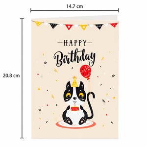 Birthday Pop Up <b>Card</b> 3D Handmade Kirigami Paper Greeting <b>Card</b> Custom Design <b>Gift</b> <b>Card</b> - Product Image 6