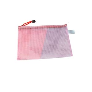 X515 Wholesale Cheap Waterproof Zipper Plastic Pvc Mesh <b>Document</b> <b>Folder</b> Storage <b>A4</b> File Bag - Product Image 4